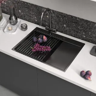 Сушилка для посуды, ролл-мат Reflexion Arno RX3032BL оружейная сталь